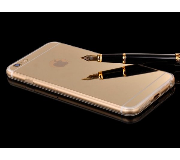 Kryt Zrkadlový iPhone 6/6S - zlatý